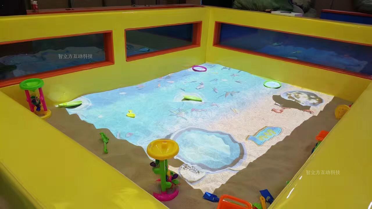 智立方互动沙滩，儿童乐园游乐场人气互动投投影游戏！没有之一